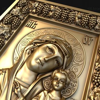 3D model Kazan icon of the Mother of God (STL)